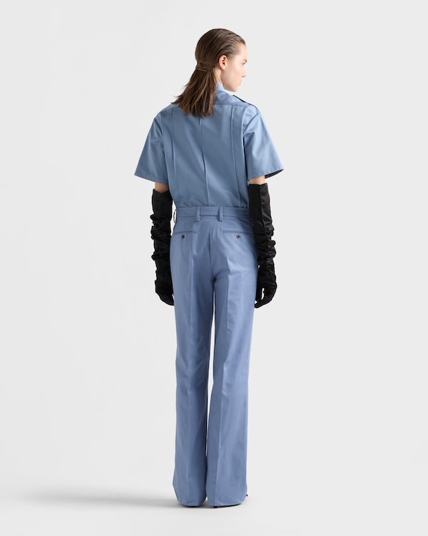 斜纹棉布衬衫 - 飞行员蓝色 斜纹棉布衬衫 - 飞行员蓝色