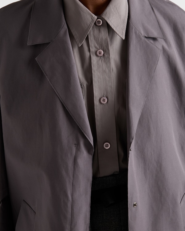 Camicia a maniche corte in popeline - Ferro Camicia a maniche corte in popeline - Ferro