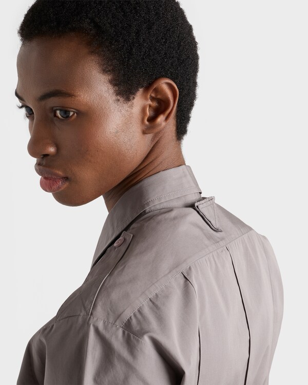 Camicia a maniche corte in popeline - Ferro Camicia a maniche corte in popeline - Ferro