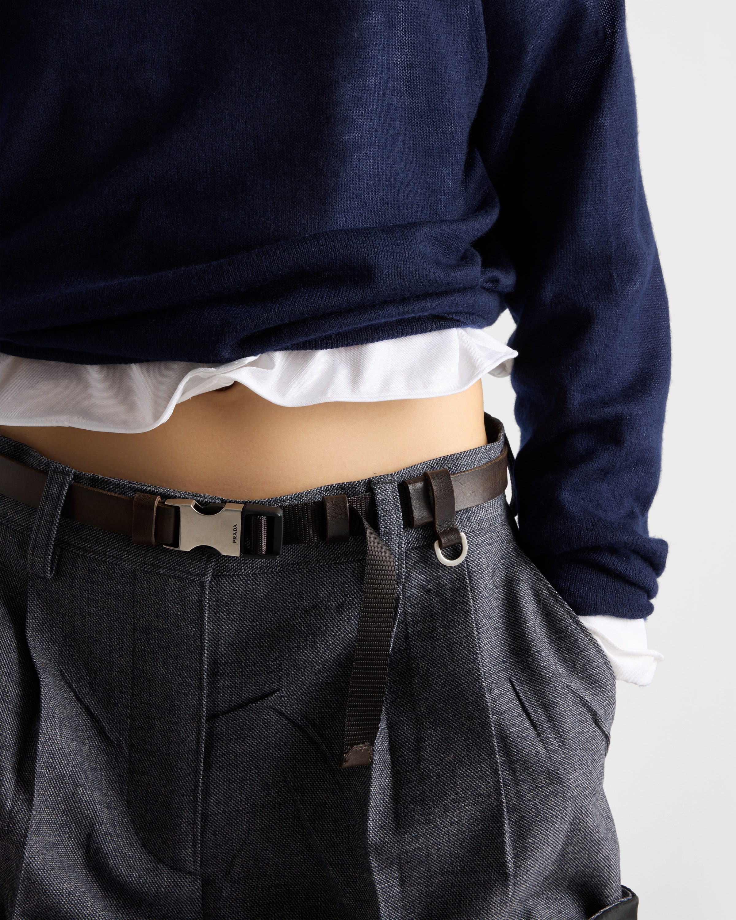 Shapeable cotton shirt