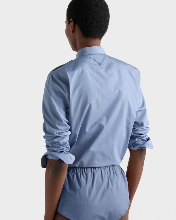 Cotton poplin shirt - Aviator Blue Cotton poplin shirt - Aviator Blue