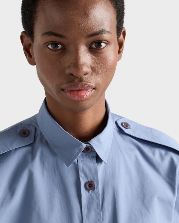 Cotton poplin shirt - Aviator Blue Cotton poplin shirt - Aviator Blue