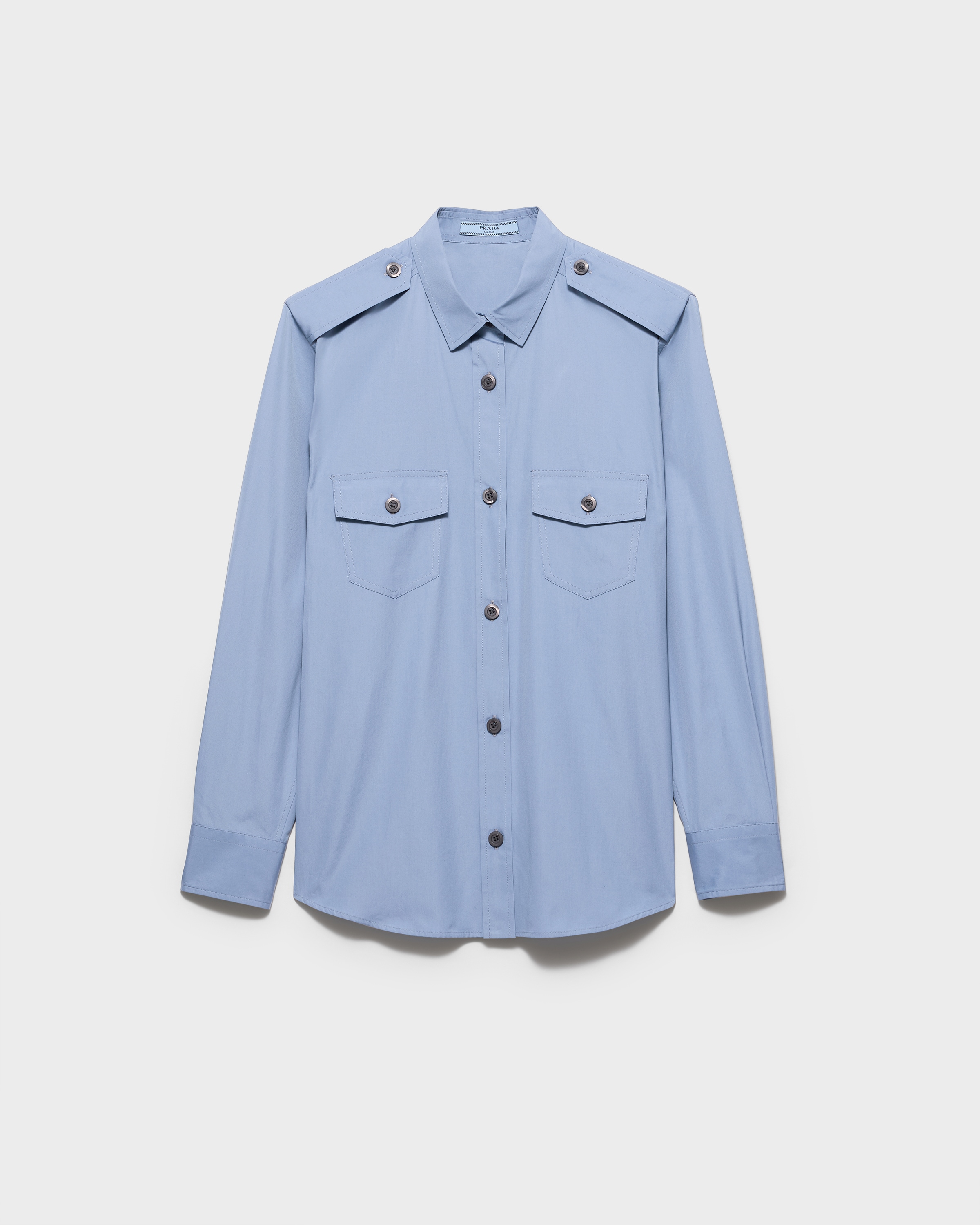 Cotton poplin shirt