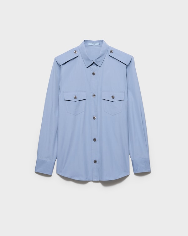 Cotton poplin shirt - Aviator Blue Cotton poplin shirt - Aviator Blue