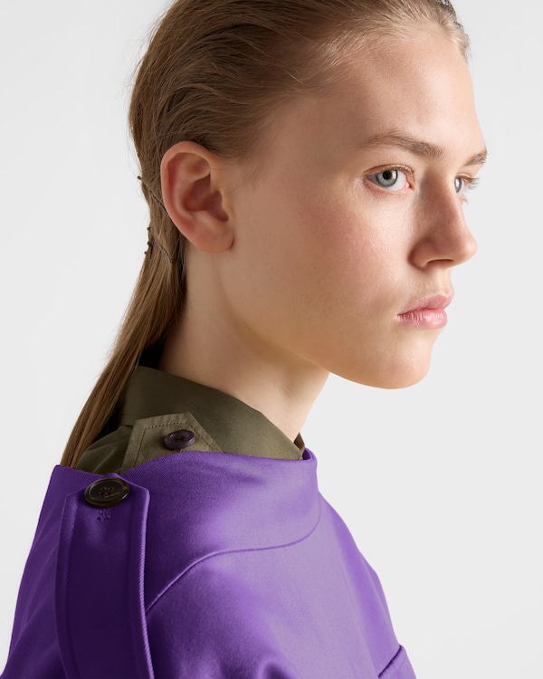 Camicia in popeline di cotone - Militare Camicia in popeline di cotone - Militare