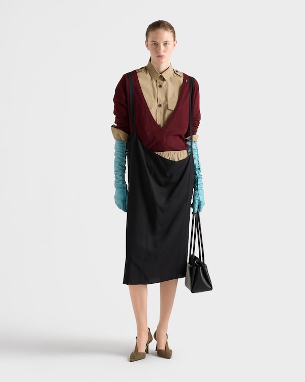 Camicia in popeline di cotone - Mastice Camicia in popeline di cotone - Mastice