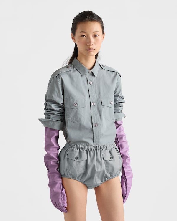 Cotton poplin shirt - Pyrite Cotton poplin shirt - Pyrite