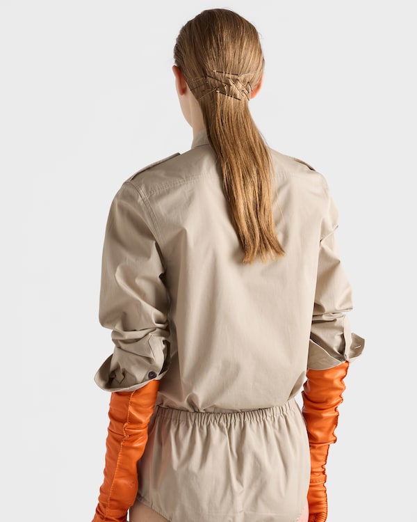 Camicia in popeline di cotone - Calce Camicia in popeline di cotone - Calce