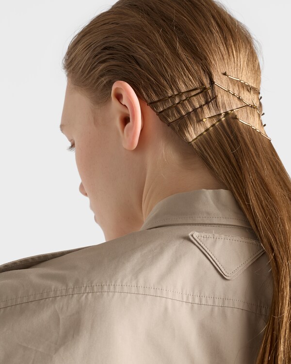 Camicia in popeline di cotone - Calce Camicia in popeline di cotone - Calce