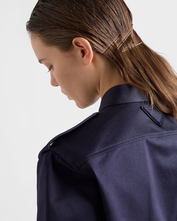 Short-sleeved chino shirt - Navy Short-sleeved chino shirt - Navy