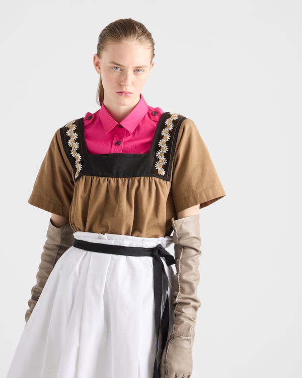 Cotton poplin shirt - Fuchsia Cotton poplin shirt - Fuchsia