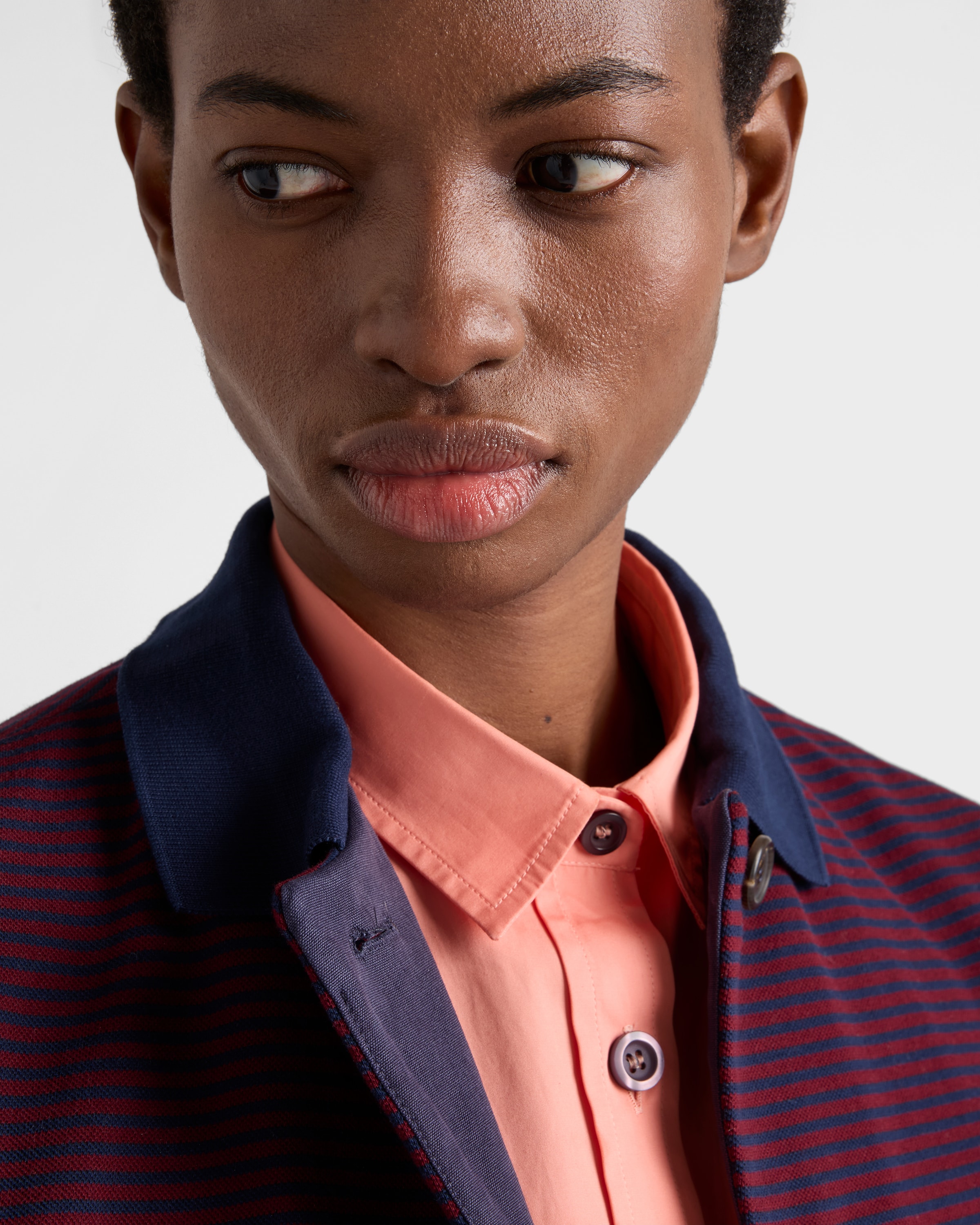 Apricot Cotton poplin shirt | PRADA - United States Apricot Cotton poplin shirt | PRADA - United States