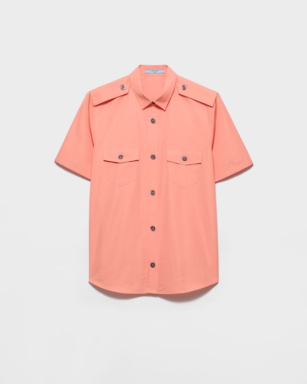 Cotton poplin shirt - Apricot Cotton poplin shirt - Apricot