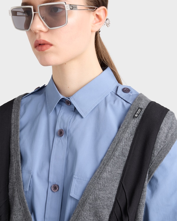 Cotton poplin shirt - Aviator Blue Cotton poplin shirt - Aviator Blue