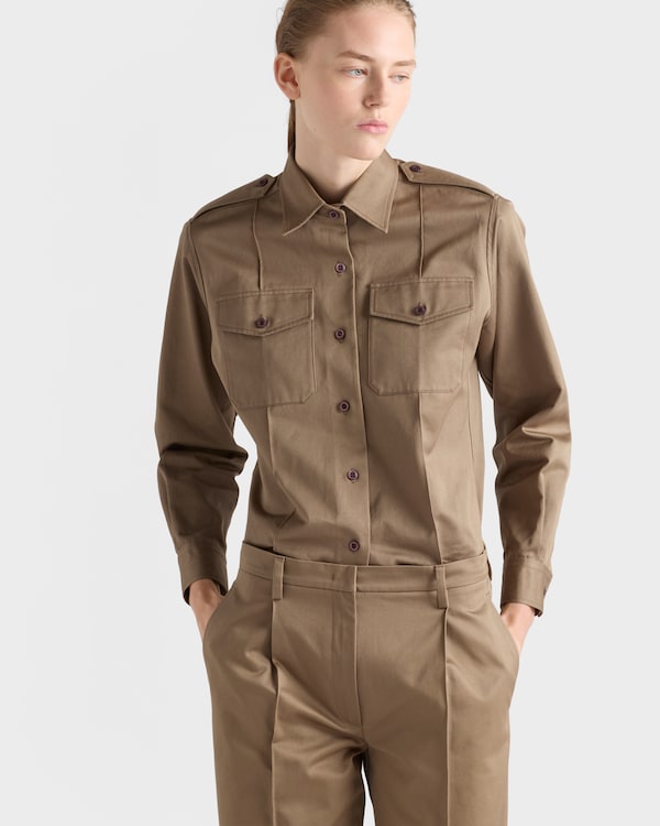 Camicia in chino - Argilla Camicia in chino - Argilla