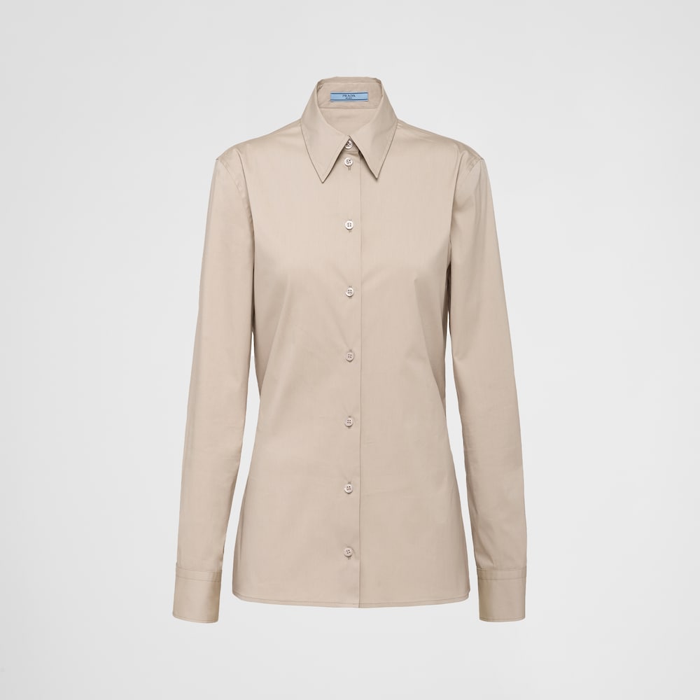 Prada Camicia in popeline stretch 1