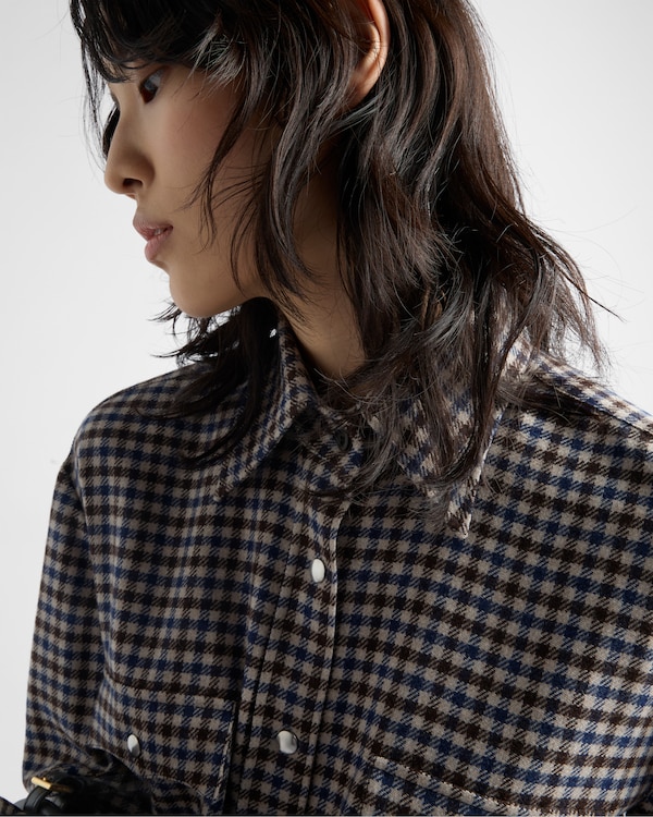 ウール シャツ ウール シャツ