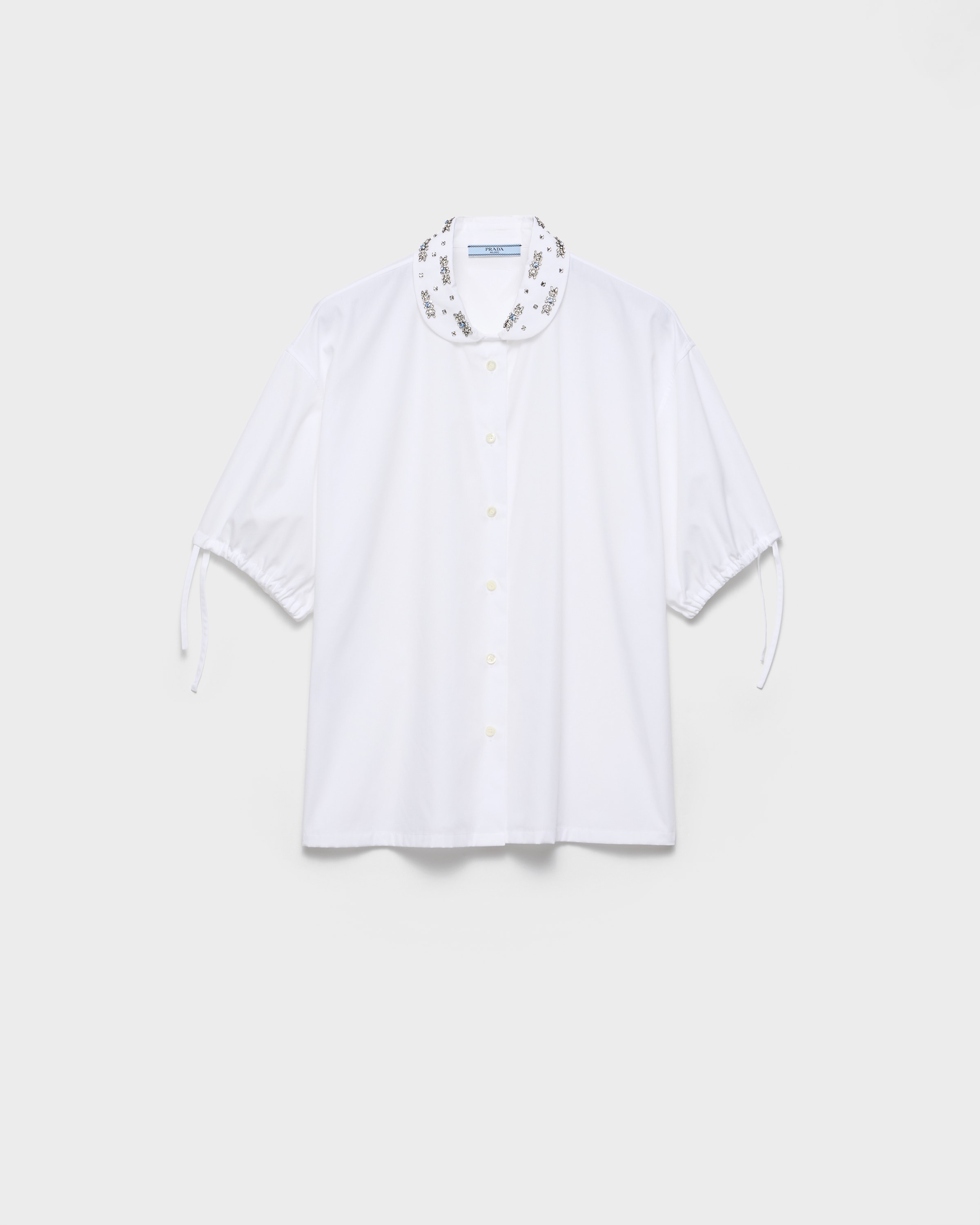 ホワイト ポプリン シャツ | PRADA - 日本