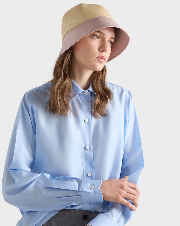 Silk poplin shirt - Sky Blue Silk poplin shirt - Sky Blue