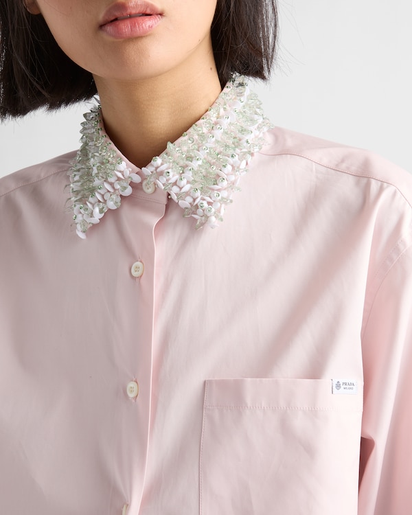 Poplin shirt - Alabaster Pink Poplin shirt - Alabaster Pink