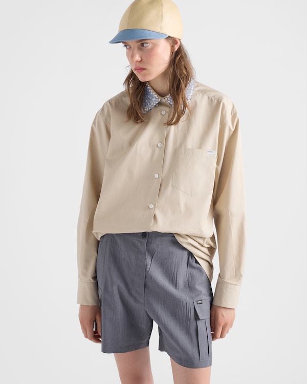 Poplin shirt - Desert Beige Poplin shirt - Desert Beige