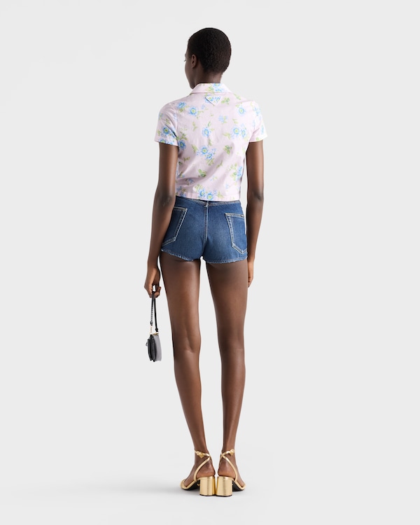 Floral print batiste shirt - Alabaster Pink Floral print batiste shirt - Alabaster Pink