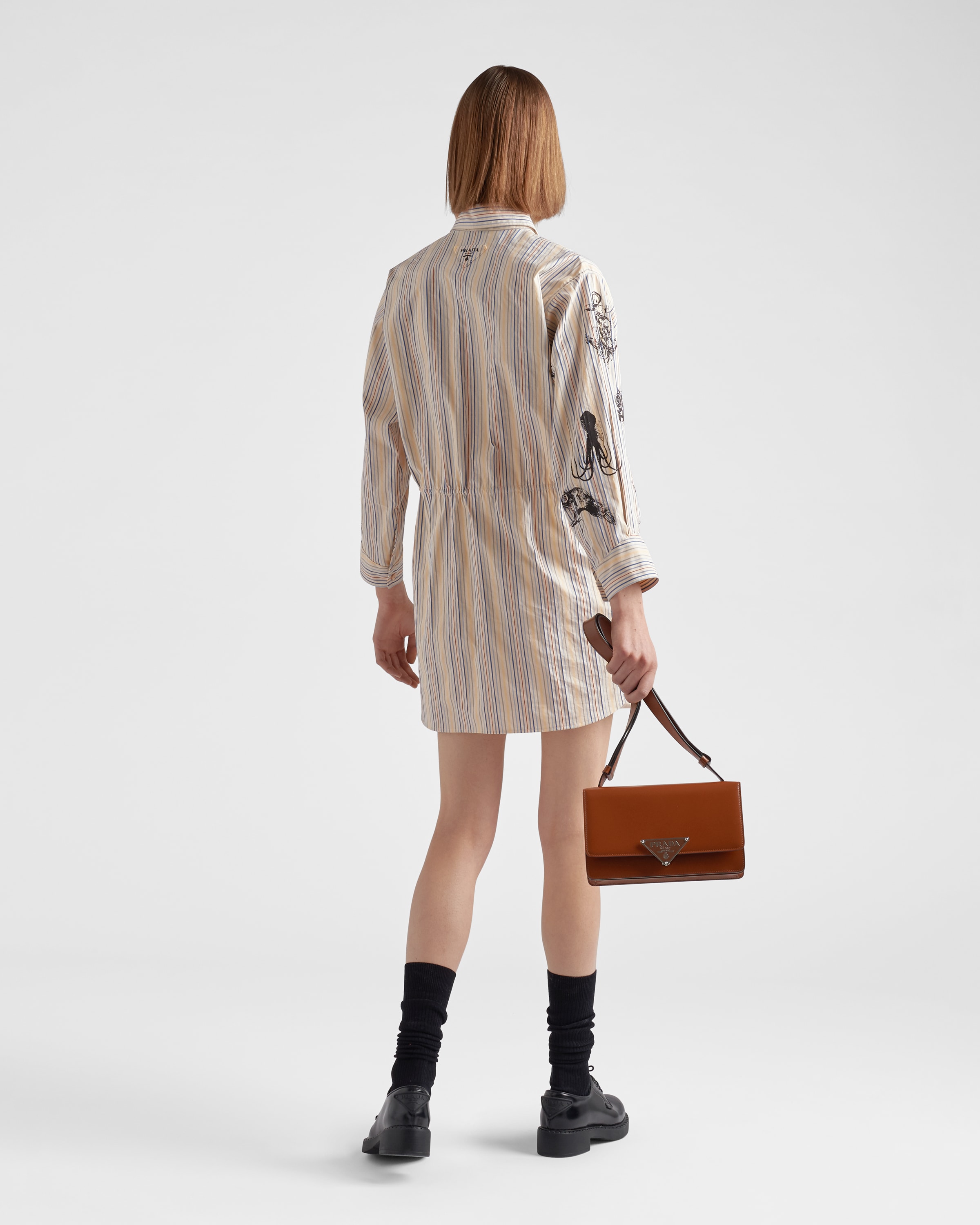 Prada Printed poplin shirt 5