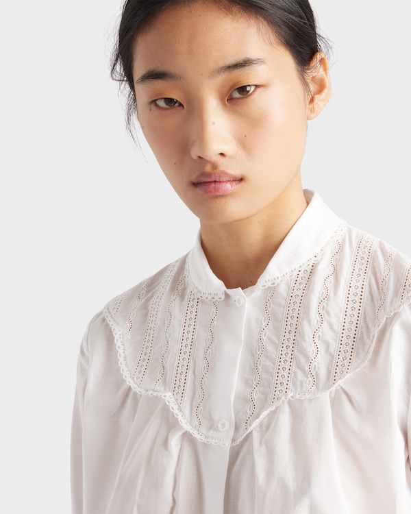 Embroidered batiste shirt Embroidered batiste shirt