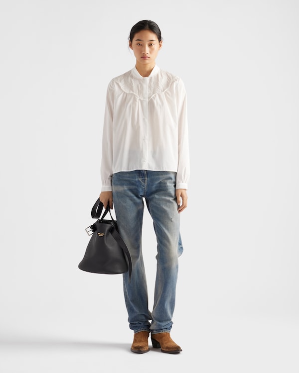 Embroidered batiste shirt Embroidered batiste shirt