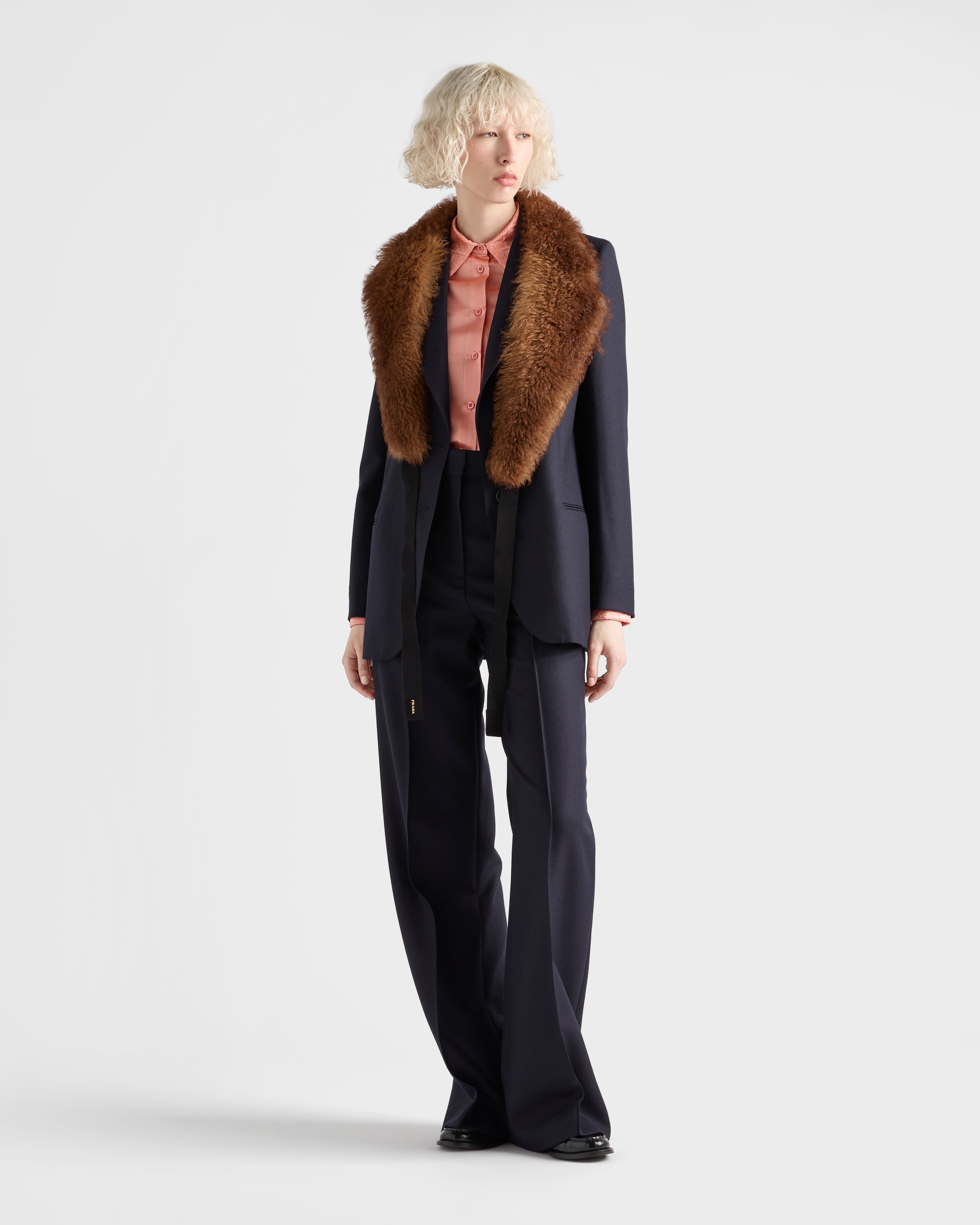 PRADA プラダ　レディース　半袖ポロシャツ　黒　M PRADA(プラダ) ポロシャツ(レディース) - 海外通販のBUYMA