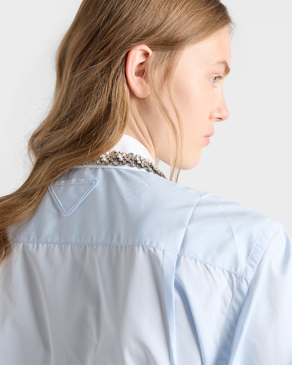 Embroidered poplin shirt - Astro Embroidered poplin shirt - Astro