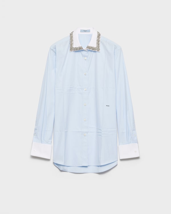 Embroidered poplin shirt - Astro Embroidered poplin shirt - Astro