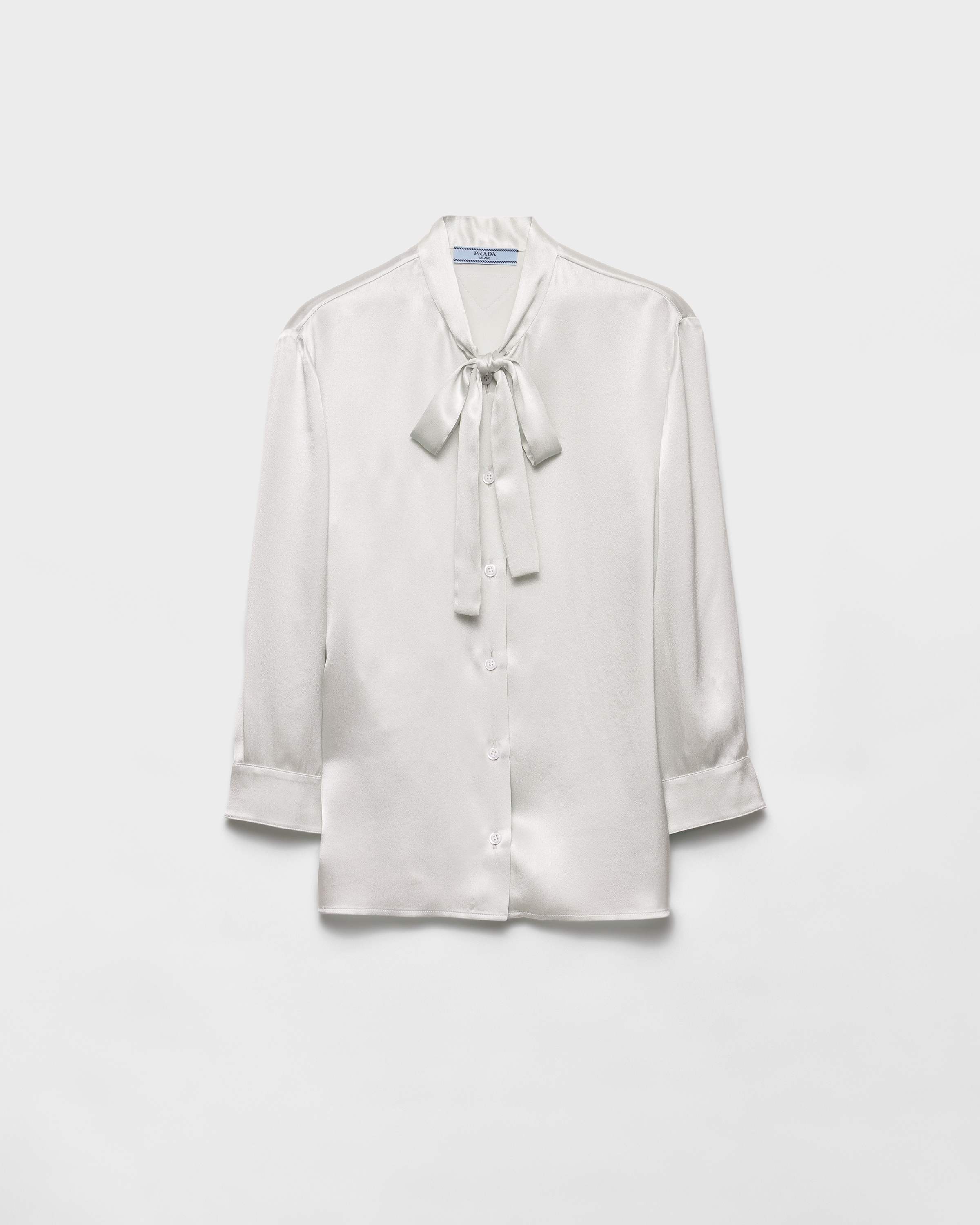 Satin crepe shirt