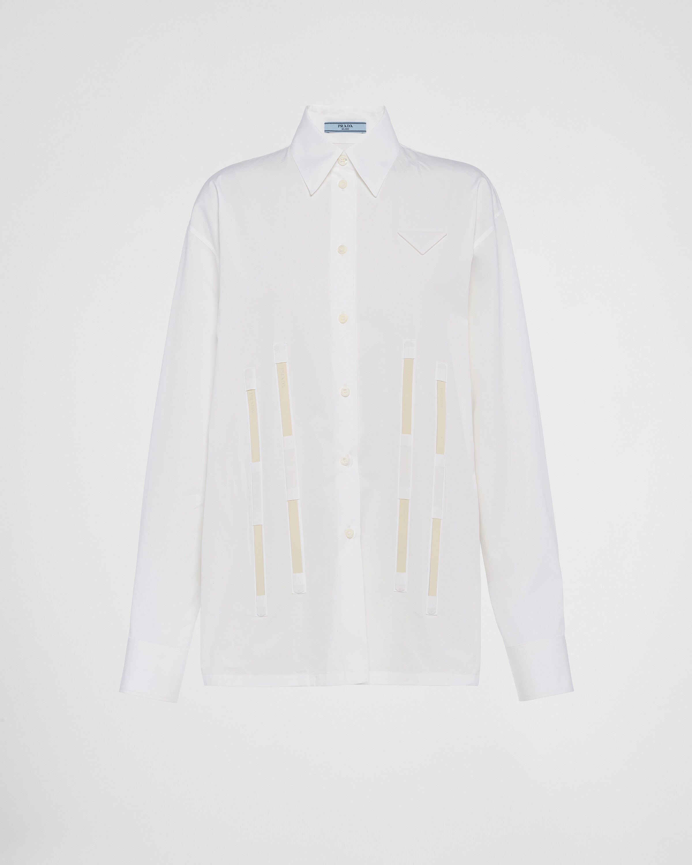 White Poplin shirt | Prada