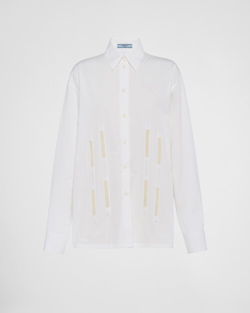 prada white button up