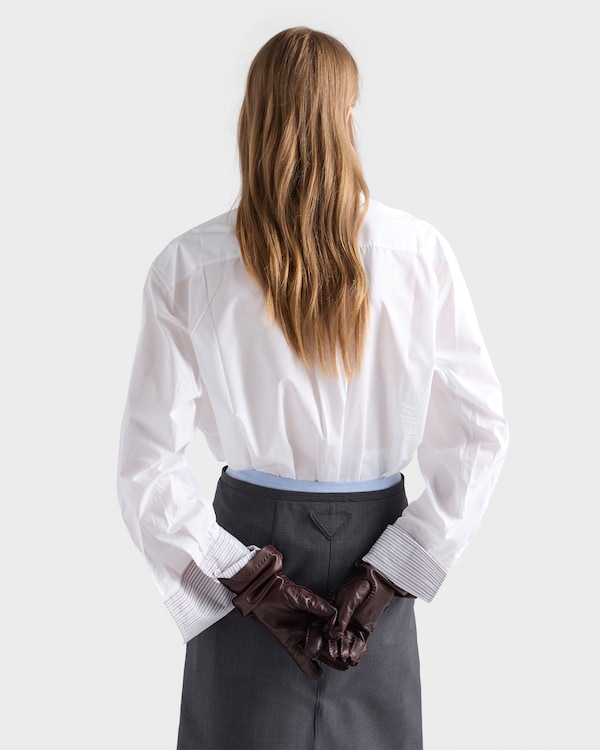 Camisa en popelina - Blanco Camisa en popelina - Blanco