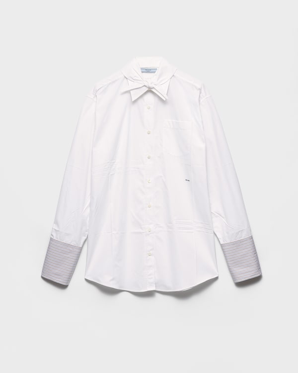 Camisa en popelina - Blanco Camisa en popelina - Blanco