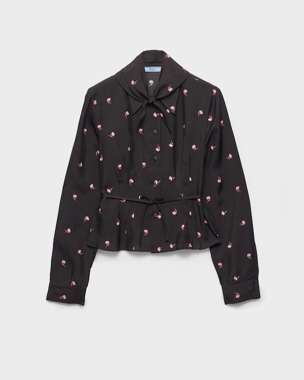 Washed silk shirt - Pink Washed silk shirt - Pink