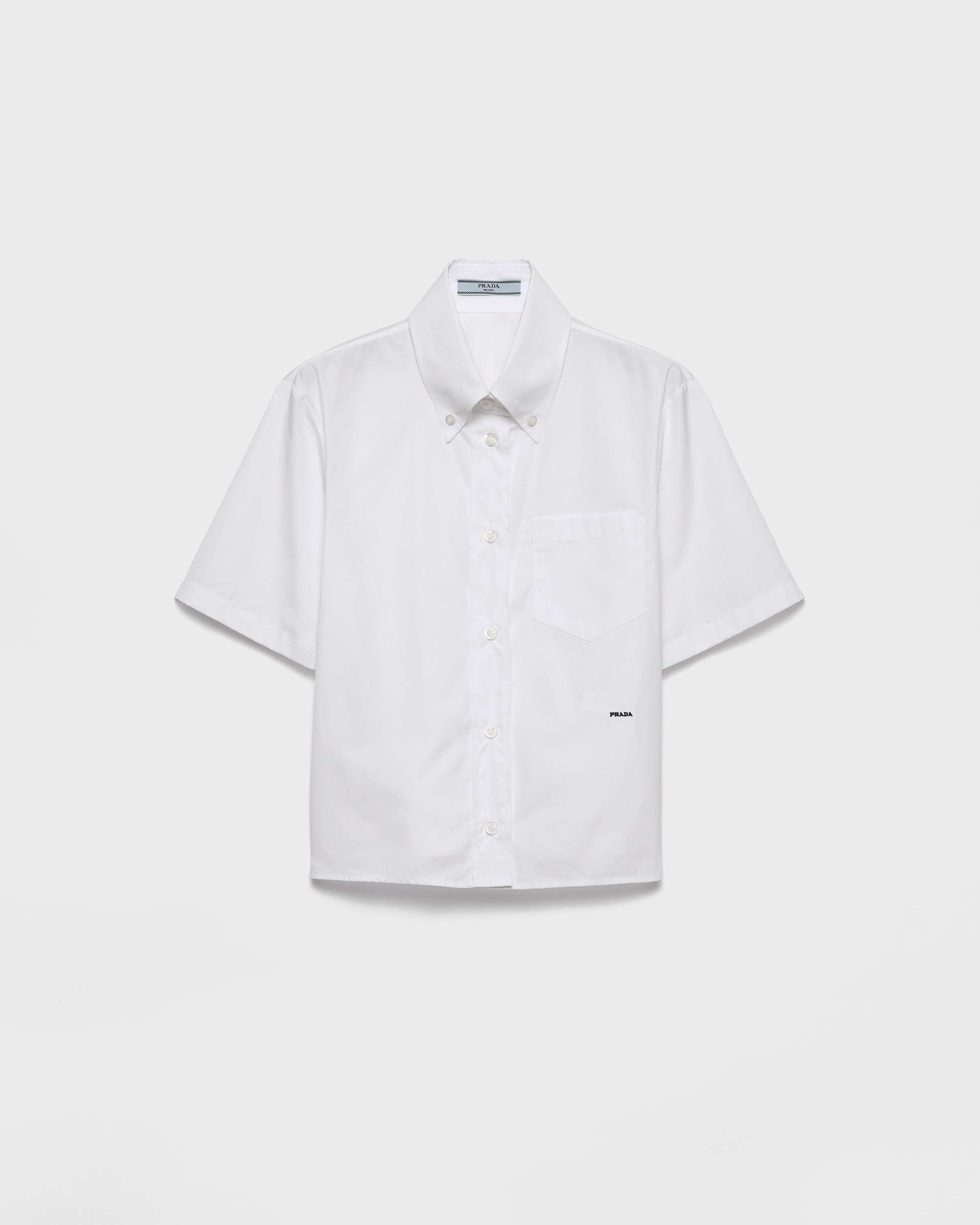 White Poplin shirt | PRADA