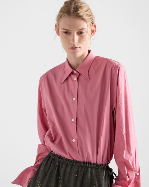 Poplin shirt - Begonia Pink Poplin shirt - Begonia Pink