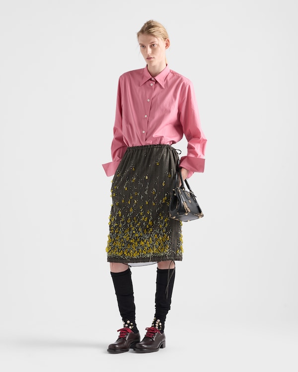 Poplin shirt - Begonia Pink Poplin shirt - Begonia Pink