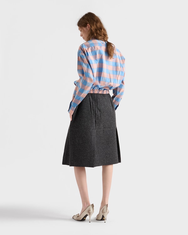 Checked poplin shirt Checked poplin shirt