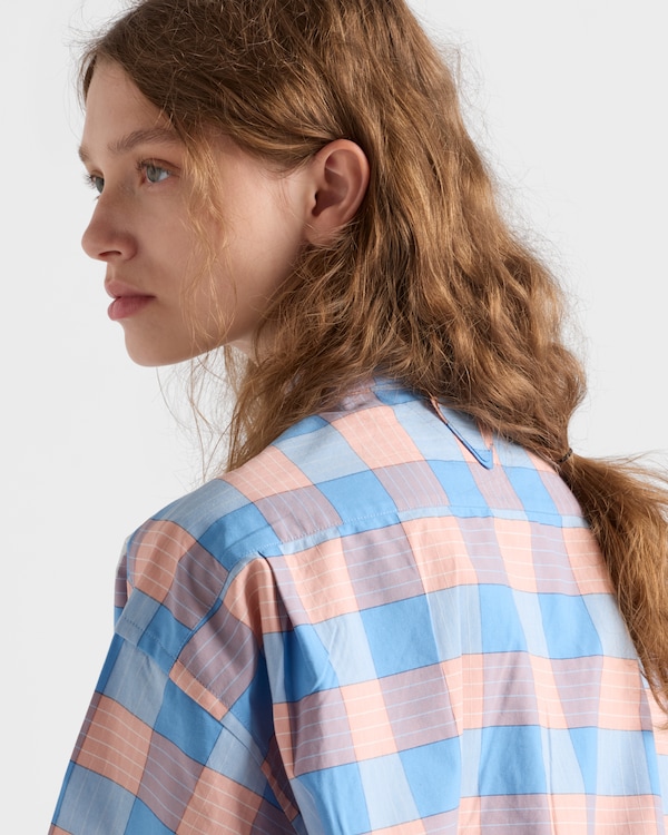 Checked poplin shirt Checked poplin shirt