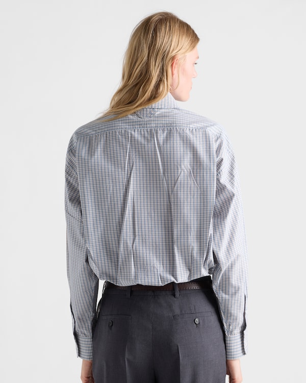 Madras fabric shirt - Sand/Light Blue Madras fabric shirt - Sand/Light Blue