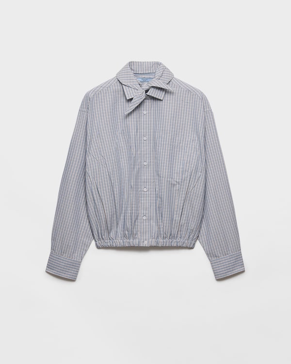 Madras fabric shirt - Sand/Light Blue Madras fabric shirt - Sand/Light Blue