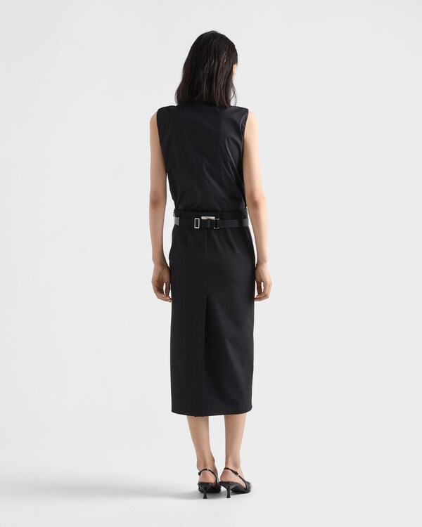 Stretch poplin shirt - Negro Stretch poplin shirt - Negro