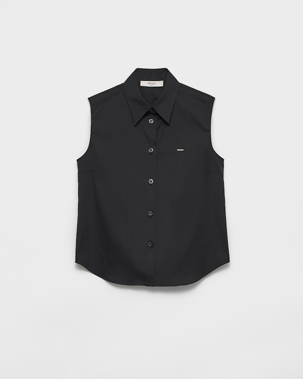 Stretch poplin shirt - Negro Stretch poplin shirt - Negro