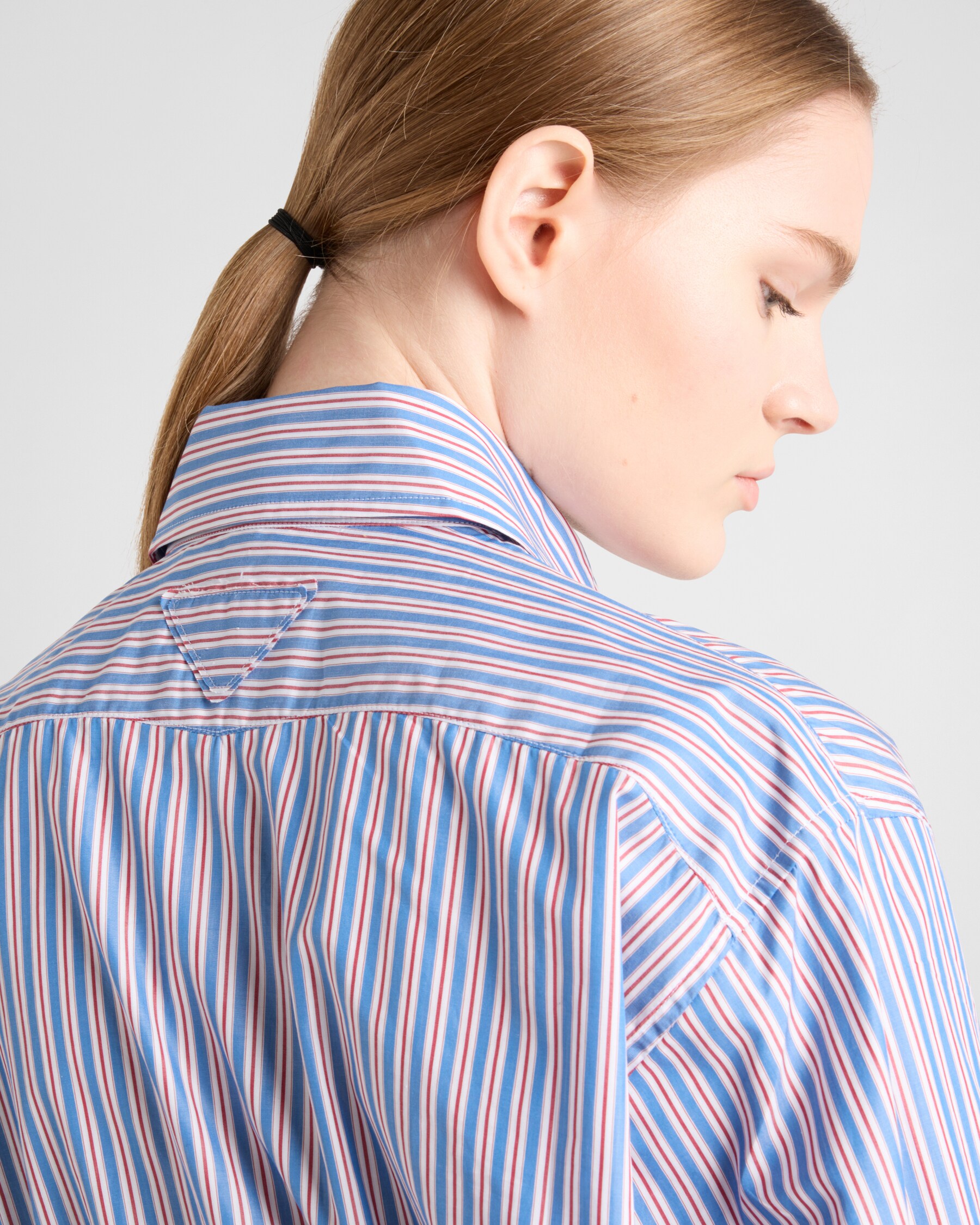 Prada striped poplin shirt