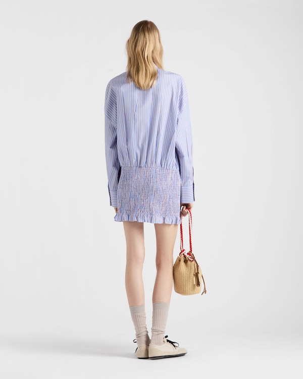 Striped poplin shirt - Sapphire Blue Striped poplin shirt - Sapphire Blue