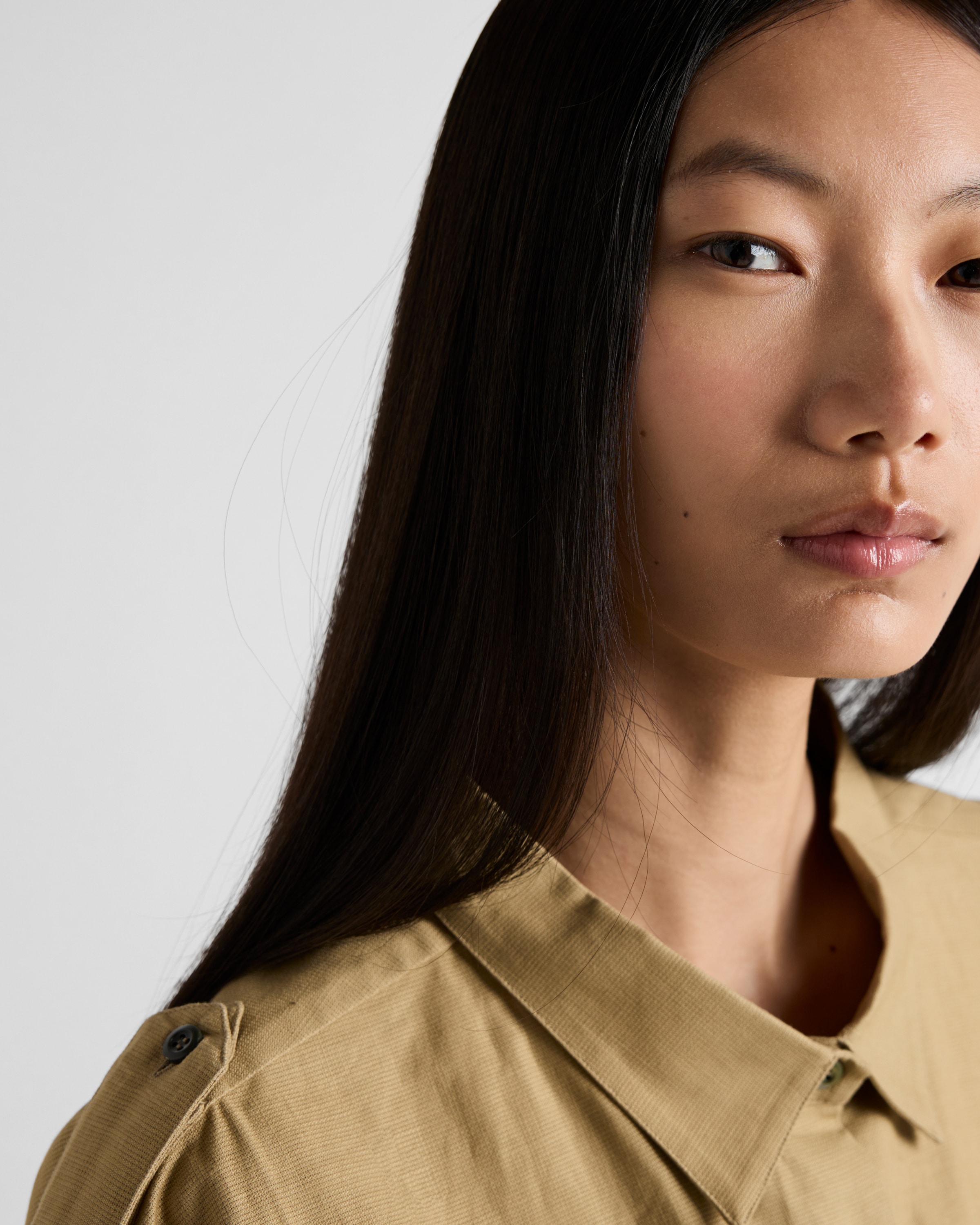 Oversized cotton shirt